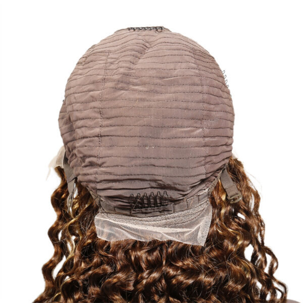 Piano Color Highlight #4/27 Deep Wave 13x4 BOB Lace Front Wig - Image 10